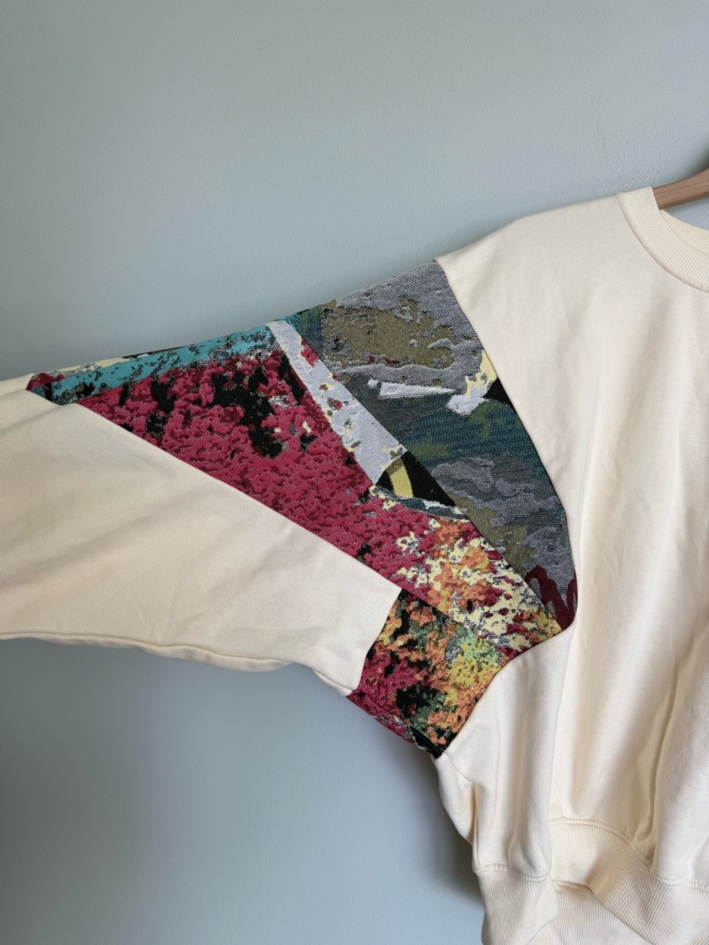 Desigual Oversized Sweatshirt With Printed Sleeves M. Christian Lacroix — image 4 of 6